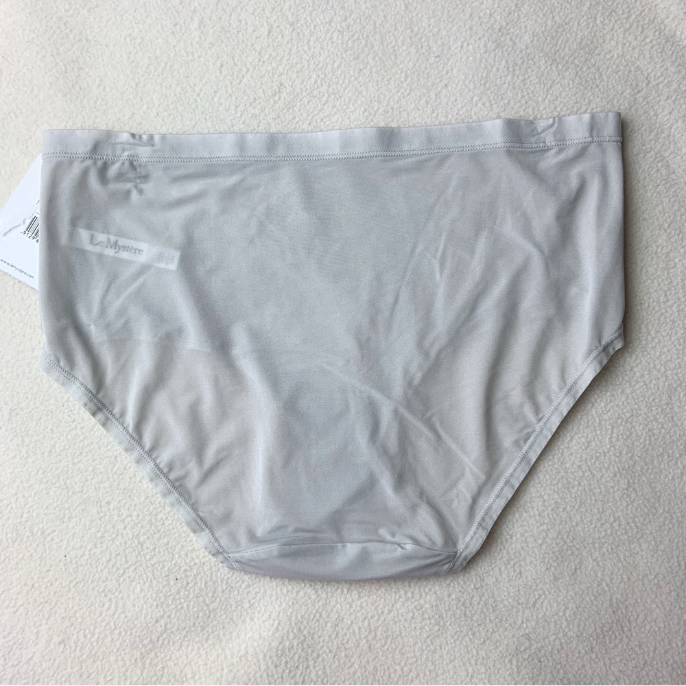 NWT New Le Mystere Light Gray Infinite Comfort Brief Panties in Quartz - Picture 3 of 4